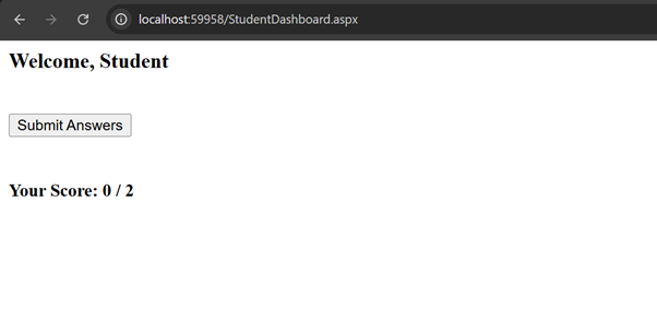 Quiz Screenshot